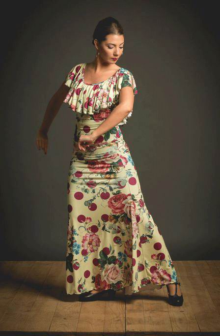 Flamenco Dance Denia Skirt. Davedans